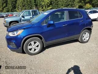 2017 Chevrolet Trax LT z VIN 3GNCJLSB2HL187967, wystawiony jako Copart lot #81013005 z przebiegiem 43 138 mil mil oraz Szkoda całkowita • Salvage title. Historia ofert i sprzedaży dostępna na DreamBid. Obrazek 1.