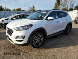 ✅ 2021 Hyundai Tucson Ultimate • VIN: KM8J3CALXMU380271 • Лот: 80480585. Опубликован ранее на Copart с пробегом 100 997 миль. Бесплатный доступ к архиву аукционных продаж из США и подробный отчёт об истории автомобиля на DreamBid. Изображение 1.