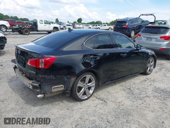 ✅ 2012 Lexus IS 250 • VIN: JTHBF5C23C5184311 • Lot: 42470659. Listed on IAAI with 158,252 mi. Free auction sales archive from the USA and detailed vehicle history report at DreamBid. Image 4.