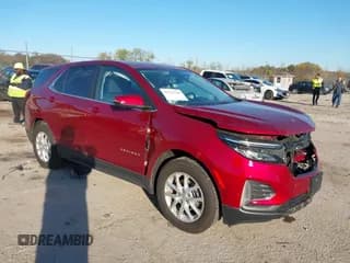 ✅ 2024 Chevrolet Equinox LT • VIN: 3GNAXUEG8RL374800 • Lot: 43523530. Listed on IAAI with 10,368 mi. Free auction sales archive from the USA and detailed vehicle history report at DreamBid. Image 1.