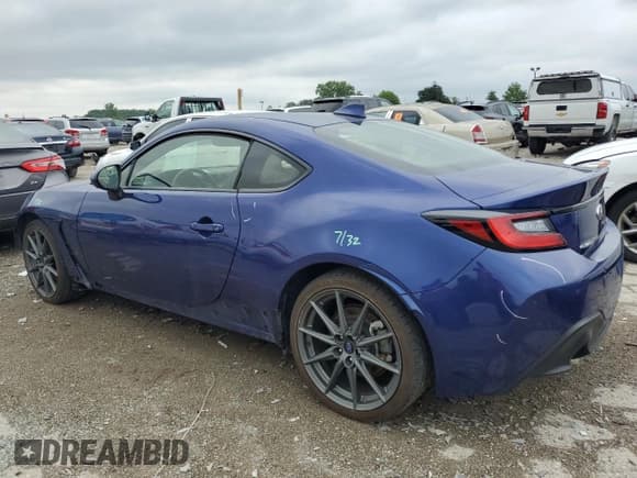 ✅ 2022 Subaru BRZ Limited • VIN: JF1ZDBF17N8703049 • Lot: 62386845. Listed on Copart with 29,823 mi. Free auction sales archive from the USA and detailed vehicle history report at DreamBid. Image 2.