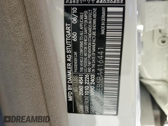 ✅ 2011 Mercedes-Benz C 300 Sport • VIN: WDDGF5EB5BA416441 • Лот: 90491695. Опубликован ранее на Copart с пробегом 75 183 миль. Бесплатный доступ к архиву аукционных продаж из США и подробный отчёт об истории автомобиля на DreamBid. Изображение 12.