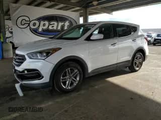 2017 Hyundai Santa Fe 2.4L z VIN 5XYZT3LB0HG428122, wystawiony jako Copart lot #83858085 z przebiegiem 116 823 mil mil oraz Szkoda całkowita • Salvage title. Historia ofert i sprzedaży dostępna na DreamBid. Obrazek 1.