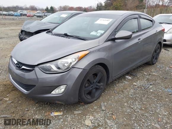 ✅ 2013 Hyundai Elantra Limited • VIN: 5NPDH4AE4DH357508 • Lot: 43769585. Listed on IAAI with 172,913 mi. Free auction sales archive from the USA and detailed vehicle history report at DreamBid. Image 2.