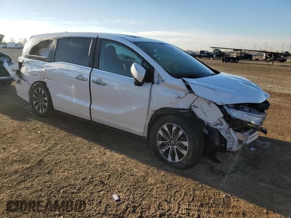 ✅ 2024 Honda Odyssey EX-L • VIN: 5FNRL6H63RB010787 • Lot: 89577335. Listed on Copart with 13,614 mi. Free auction sales archive from the USA and detailed vehicle history report at DreamBid. Image 4.