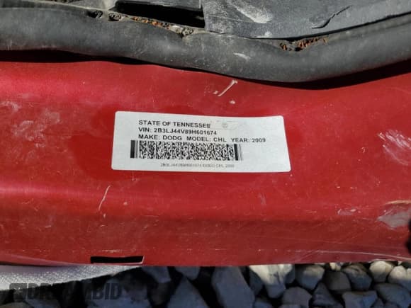 ✅ 2009 Dodge Challenger SE • VIN: 2B3LJ44V89H601674 • Lot: 41707905. Wystawiony na Copart z przebiegiem Nie podano. Bezpłatny archiwum sprzedaży aukcyjnych z USA i szczegółowy raport historii pojazdu na DreamBid. Zdjęcie 12.