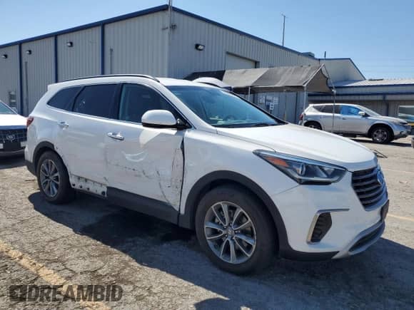 2017 Hyundai Santa Fe SE z VIN KM8SM4HF0HU167908, wystawiony jako Copart lot #83989185 z przebiegiem 73 036 mil mil oraz Szkoda całkowita • Salvage title. Historia ofert i sprzedaży dostępna na DreamBid. Obrazek 4.