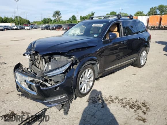 ✅ 2017 Volvo XC90 Inscription • VIN: YV4A22PL9H1138620 • Lot: 58504484. Listed on Copart with Not provided. Free auction sales archive from the USA and detailed vehicle history report at DreamBid. Image 1.