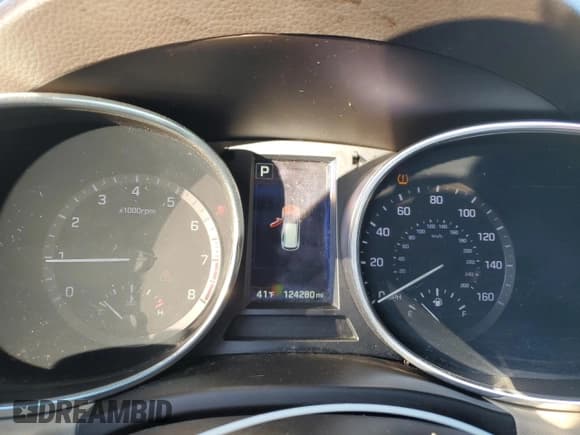 ✅ 2018 Hyundai Santa Fe 2.4L • VIN: 5XYZU3LB1JG537675 • Lot: 91677885. Listed on Copart with 124,280 mi. Free auction sales archive from the USA and detailed vehicle history report at DreamBid. Image 9.