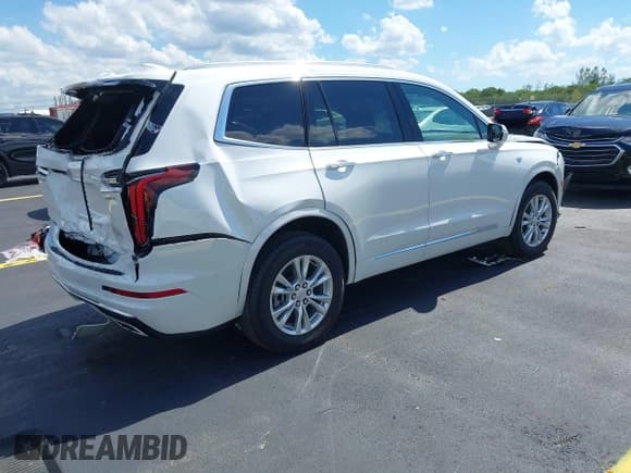 ✅ 2024 Cadillac XT6 AWD Luxury • VIN: 1GYKPBR4XRZ742186 • Lot: 42265469. Listed on IAAI with 16,688 mi. Free auction sales archive from the USA and detailed vehicle history report at DreamBid. Image 4.