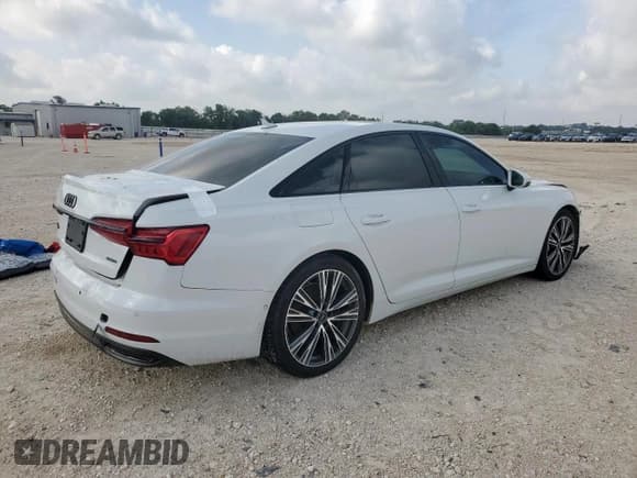 ✅ 2023 Audi A6 Premium Plus • VIN: WAUE3BF24PN049116 • Lot: 64855755. Listed on Copart with 27,180 mi. Free auction sales archive from the USA and detailed vehicle history report at DreamBid. Image 3.