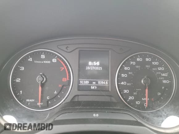 ✅ 2017 Audi A3 Premium • VIN: WAUAUGFFXH1034401 • Лот: 82754645. Опубликован ранее на Copart с пробегом 91 389 миль. Бесплатный доступ к архиву аукционных продаж из США и подробный отчёт об истории автомобиля на DreamBid. Изображение 9.