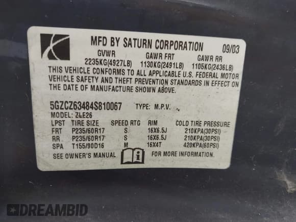 ✅ 2004 Saturn VUE V6 • VIN: 5GZCZ63484S810067 • Lot: 42163741. Wystawiony na IAAI z przebiegiem 195 667 mil. Bezpłatny archiwum sprzedaży aukcyjnych z USA i szczegółowy raport historii pojazdu na DreamBid. Zdjęcie 9.