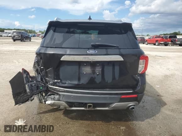 2022 Ford Explorer Limited with VIN 1FMSK7FH1NGA44124, listed as a Copart auction lot 83870445 with 145,647 mi miles and Salvage title. Bid and sale history available at DreamBid. Image 6.