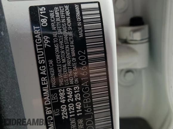 ✅ 2016 Mercedes-Benz CLS 400 • VIN: WDDLJ6FB0GA166602 • Лот: 66346455. Опубликован ранее на Copart с пробегом 105 381 миль. Бесплатный доступ к архиву аукционных продаж из США и подробный отчёт об истории автомобиля на DreamBid. Изображение 13.