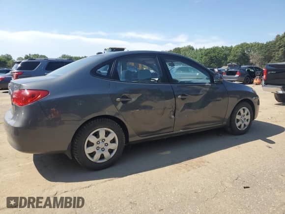 2008 Hyundai Elantra GLS z VIN KMHDU46DX8U317310, wystawiony jako Copart lot #69390604 z przebiegiem 160 969 mil mil oraz Szkoda całkowita • Salvage title. Historia ofert i sprzedaży dostępna na DreamBid. Obrazek 3.