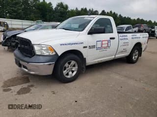 ✅ 2013 Ram 1500 Tradesman • VIN: 3C6JR6DT3DG546866 • Lot: 63087304. Listed on Copart with 195,478 mi. Free auction sales archive from the USA and detailed vehicle history report at DreamBid. Image 1.