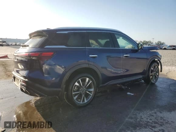 ✅ 2024 Infiniti QX60 Luxe • VIN: 5N1DL1FRXRC344608 • Lot: 52451285. Listed on Copart with 6,047 mi. Free auction sales archive from the USA and detailed vehicle history report at DreamBid. Image 3.