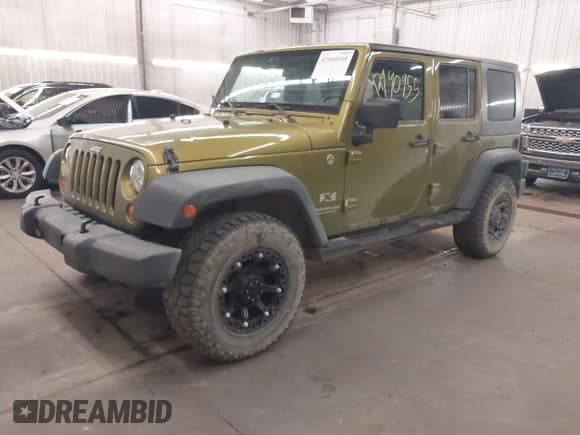 ✅ 2007 Jeep Wrangler X • VIN: 1J4GA391X7L157420 • Lot: 42940955. Listed on IAAI with 143,867 mi. Free auction sales archive from the USA and detailed vehicle history report at DreamBid. Image 2.
