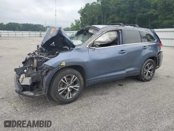 ✅ 2017 Toyota Highlander LE • VIN: 5TDZARFH4HS028401 • Lot: 68082975. Listed on Copart with Not provided. Free auction sales archive from the USA and detailed vehicle history report at DreamBid. Image 1.