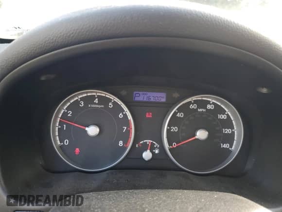 2010 Hyundai Accent GS z VIN KMHCM3AC9AU162338, wystawiony jako Copart lot #76291294 z przebiegiem 116 700 mil mil oraz Czysty tytuł • Clean title. Historia ofert i sprzedaży dostępna na DreamBid. Obrazek 9.