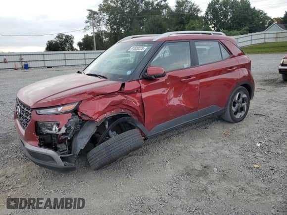 2024 Hyundai Venue Limited with VIN KMHRC8A34RU302429, listed as a Copart auction lot 81820225 with 17,821 mi miles and Salvage title. Bid and sale history available at DreamBid. Image 1.