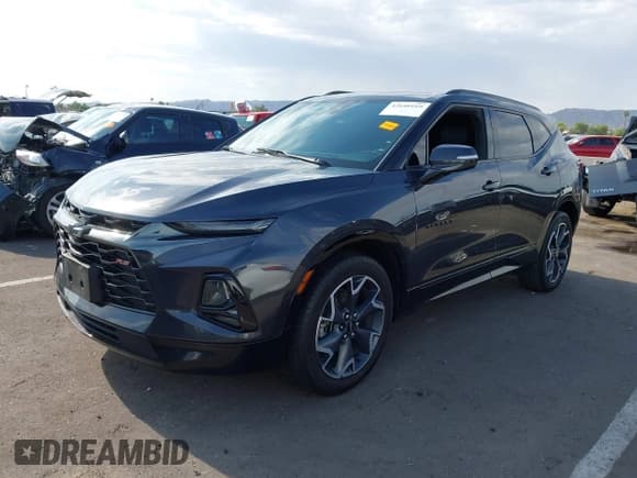 ✅ 2021 Chevrolet Blazer RS • VIN: 3GNKBERS9MS546368 • Lot: 42640169. Listed on IAAI with 103,287 mi. Free auction sales archive from the USA and detailed vehicle history report at DreamBid. Image 2.