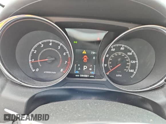 2017 Mitsubishi Outlander SE with VIN JA4AR3AW6HZ025033, listed as a Copart auction lot 61746605 with 44,801 mi miles and Salvage title. Bid and sale history available at DreamBid. Image 9.