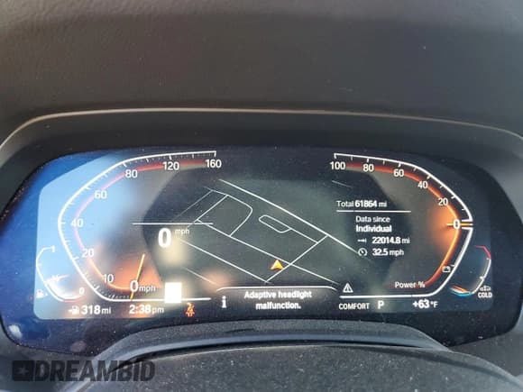 ✅ 2022 BMW X5 xDrive40i • VIN: 5UXCR6C0XN9K60795 • Lot: 89917555. Listed on Copart with 61,864 mi. Free auction sales archive from the USA and detailed vehicle history report at DreamBid. Image 9.