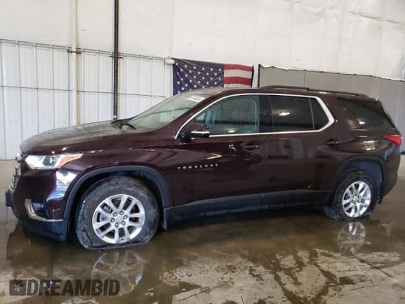 ✅ 2020 Chevrolet Traverse LT Cloth • VIN: 1GNEVGKW9LJ181882 • Lot: 58748334. Wystawiony na Copart z przebiegiem 73 633 mil. Bezpłatny archiwum sprzedaży aukcyjnych z USA i szczegółowy raport historii pojazdu na DreamBid. Zdjęcie 1.