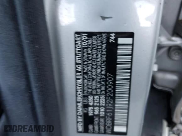 ✅ 2002 Mercedes-Benz C 230/260/280/320 • VIN: WDBRF61J92F200907 • Lot: 85004194. Wystawiony na Copart z przebiegiem 80 953 mil. Bezpłatny archiwum sprzedaży aukcyjnych z USA i szczegółowy raport historii pojazdu na DreamBid. Zdjęcie 12.