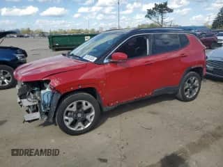 2019 Jeep Compass Limited с VIN 3C4NJDCB8KT638591, выставлен на аукционе Copart как лот 82241535 с пробегом 50 319 миль миль и Чистый • Clean title. История ставок и продаж доступна на DreamBid. Изображение 1.