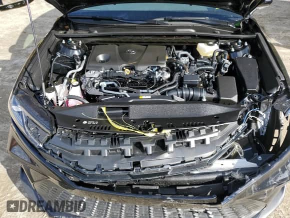 2025 Toyota Camry LE with VIN 4T1DAACK8SU607689, listed as a Copart auction lot 87370685 with 10,821 mi miles and Clean title. Bid and sale history available at DreamBid. Image 11.