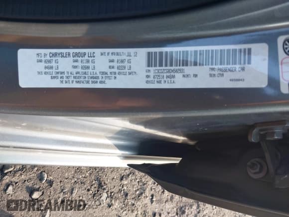 ✅ 2013 Dodge Avenger SXT • VIN: 1C3CDZCG8DN502931 • Лот: 41341092. Опубликован ранее на IAAI с пробегом 97 714 миль. Бесплатный доступ к архиву аукционных продаж из США и подробный отчёт об истории автомобиля на DreamBid. Изображение 9.