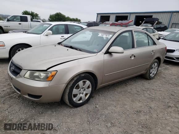 2007 Hyundai Sonata GLS с VIN 5NPET46C87H240125, выставлен на аукционе Copart как лот 74077624 с пробегом 206 963 миль миль и Списание • Salvage title. История ставок и продаж доступна на DreamBid. Изображение 1.