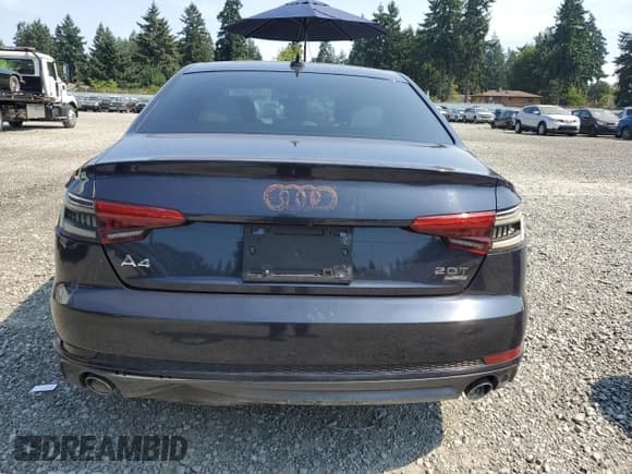 ✅ 2017 Audi A4 ultra Premium • VIN: WAUKMAF49HN056690 • Lot: 70473605. Listed on Copart with 141,772 mi. Free auction sales archive from the USA and detailed vehicle history report at DreamBid. Image 6.