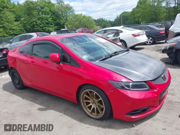 ✅ 2012 Honda Civic Si • VIN: 2HGFG4A57CH709310 • Lot: 42230104. Listed on IAAI with 143,000 mi. Free auction sales archive from the USA and detailed vehicle history report at DreamBid. Image 1.