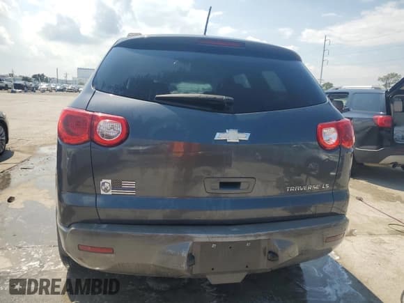 ✅ 2012 Chevrolet Traverse LS • VIN: 1GNKRFED1CJ294544 • Lot: 71978274. Wystawiony na Copart z przebiegiem 169 888 mil. Bezpłatny archiwum sprzedaży aukcyjnych z USA i szczegółowy raport historii pojazdu na DreamBid. Zdjęcie 6.