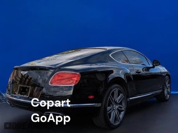✅ 2016 Bentley Continental GT • VIN: SCBFU7ZA9GC050XXX • Lot: 48626385. Listed on Copart with 8,523 mi. Free auction sales archive from the USA and detailed vehicle history report at DreamBid. Image 3.