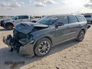 2019 Dodge Durango R/T with VIN 1C4SDHCT9KC806549, listed as a Copart auction lot 67104155 with 64,186 mi miles and Salvage title. Bid and sale history available at DreamBid. Image 1.