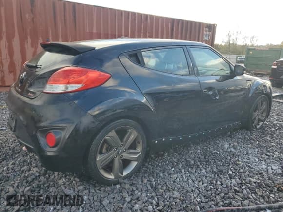 ✅ 2014 Hyundai Veloster Turbo • VIN: KMHTC6AE5EU198183 • Lot: 90065365. Listed on Copart with 134,505 mi. Free auction sales archive from the USA and detailed vehicle history report at DreamBid. Image 3.