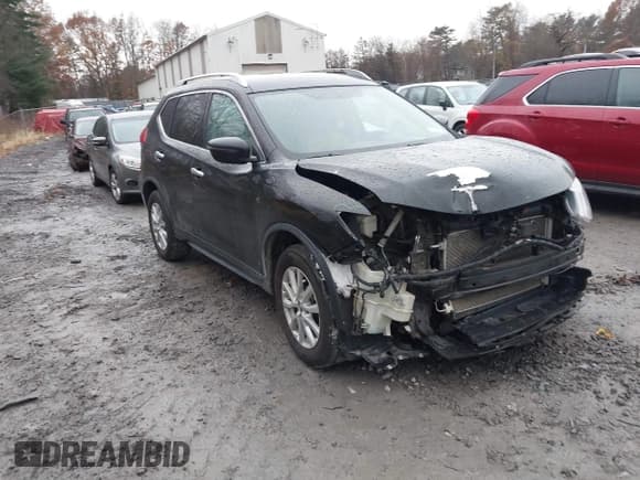 ✅ 2017 Nissan Rogue SV • VIN: KNMAT2MVXHP577389 • Лот: 43691213. Опубликован ранее на IAAI с пробегом 161 238 миль. Бесплатный доступ к архиву аукционных продаж из США и подробный отчёт об истории автомобиля на DreamBid. Изображение 1.