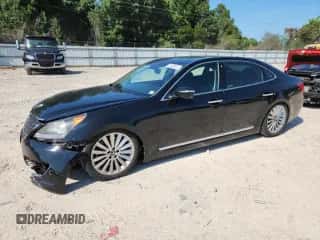 2016 Hyundai Equus Signature with VIN KMHGH4JH3GU102443, listed as a Copart auction lot 65938425 with 45,899 mi miles and Salvage title. Bid and sale history available at DreamBid. Image 1.