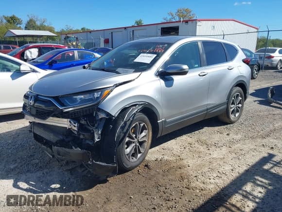 ✅ 2020 Honda CR-V EX-L • VIN: 2HKRW2H80LH681747 • Lot: 43434889. Listed on IAAI with 82,370 mi. Free auction sales archive from the USA and detailed vehicle history report at DreamBid. Image 18.