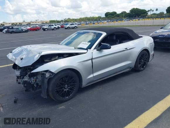 ✅ 2017 Ford Mustang EcoBoost Premium • VIN: 1FATP8UH7H5204449 • Lot: 43028342. Listed on IAAI with 140,157 mi. Free auction sales archive from the USA and detailed vehicle history report at DreamBid. Image 2.