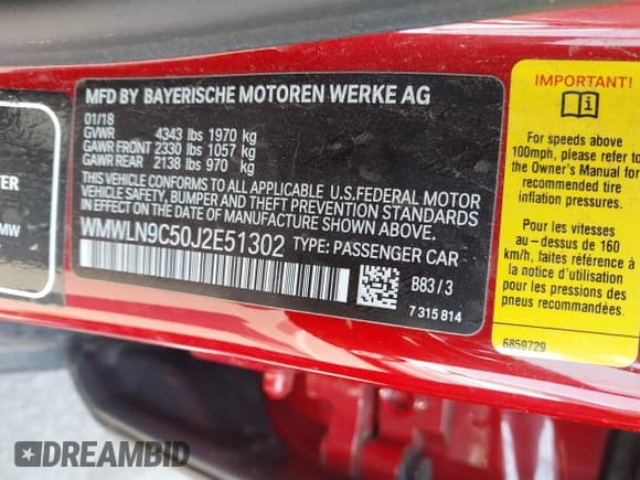 ✅ 2018 MINI Clubman Cooper S • VIN: WMWLN9C50J2E51302 • Lot: 42910452. Listed on IAAI with 33,773 mi. Free auction sales archive from the USA and detailed vehicle history report at DreamBid. Image 9.