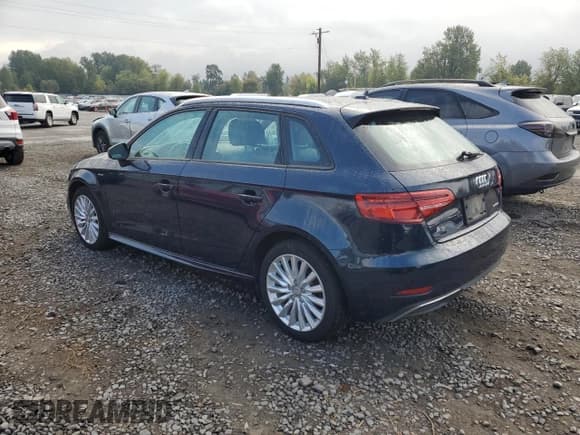 ✅ 2017 Audi A3 e-tron Sportback Premium • VIN: WAUUPBFF1HA036741 • Lot: 87309805. Listed on Copart with 52,342 mi. Free auction sales archive from the USA and detailed vehicle history report at DreamBid. Image 2.