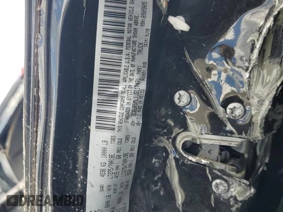 ✅ 2018 Ram 2500 Big Horn • VIN: 3C6UR5ML1JG117471 • Lot: 68908134. Listed on Copart with Not provided. Free auction sales archive from the USA and detailed vehicle history report at DreamBid. Image 14.