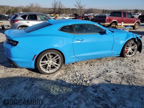 ✅ 2023 Chevrolet Camaro LT1 • VIN: 1G1FF1R77P0114711 • Lot: 43577835. Listed on Copart with 35,955 mi. Free auction sales archive from the USA and detailed vehicle history report at DreamBid. Image 3.