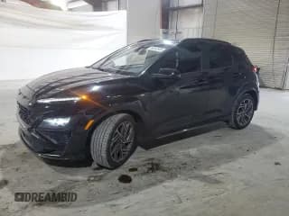 ✅ 2022 Hyundai Kona N Line • VIN: KM8K33A39NU804044 • Lot: 66302585. Listed on Copart with 42,797 mi. Free auction sales archive from the USA and detailed vehicle history report at DreamBid. Image 1.